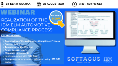 Webinar: Realizing the IBM ELM Automotive Compliance Process