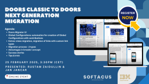 Webinar: IBM DOORS Classic to DOORS Next Generation Migration